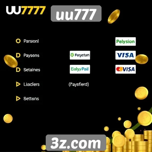 Métodos de pagamento disponíveis no uu777